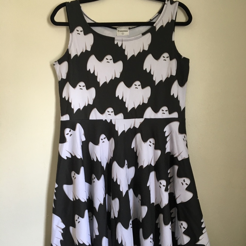 Gothic Ghost Skater Dress to Haunt Your Dreams! XL